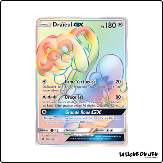Secrete - Pokemon - Gardiens Ascendants - Draïeul GX 160/145