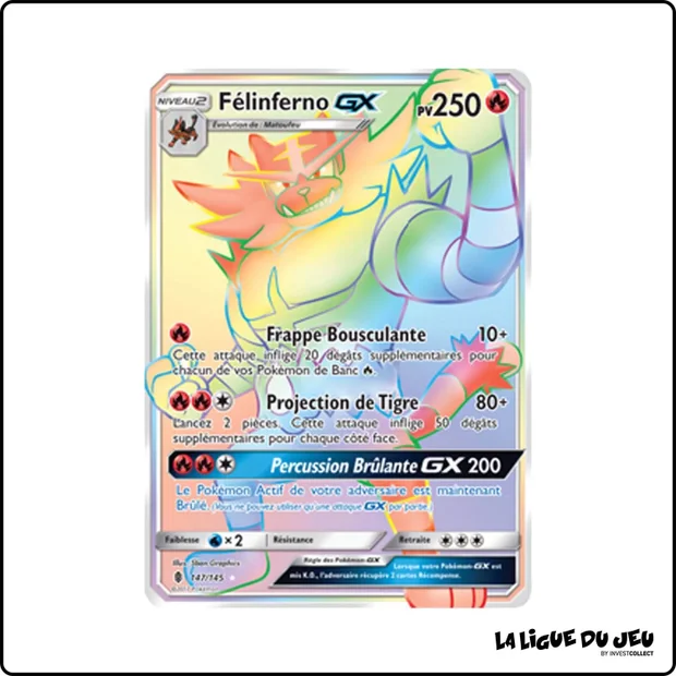 Secrete - Pokemon - Gardiens Ascendants - Félinferno GX 147/145