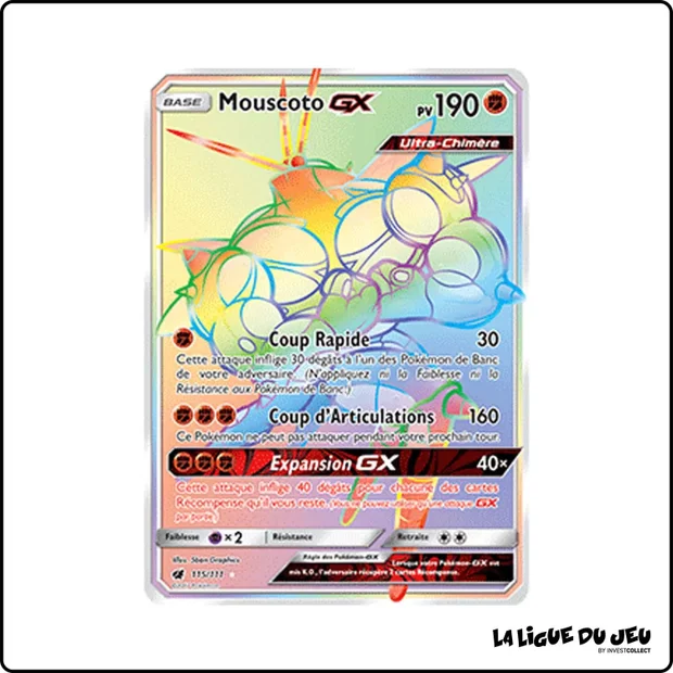 Secrete - Pokemon - Invasion Carmin - Mouscoto GX 115/111