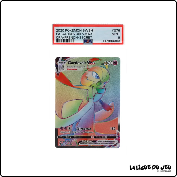 Secrète - Pokemon - La Voie du Maître - Gardevoir VMAX - 076/073 - PSA 9 - Français