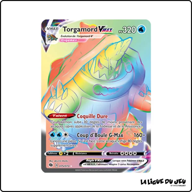 Secrete - Pokemon - La Voie du Maître - Torgamord VMAX 75/73