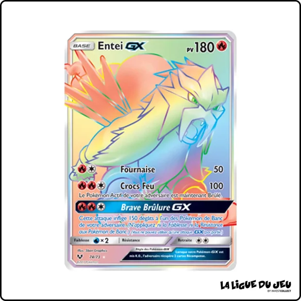 Secrete - Pokemon - Légendes Brillantes - Entei GX 74/73