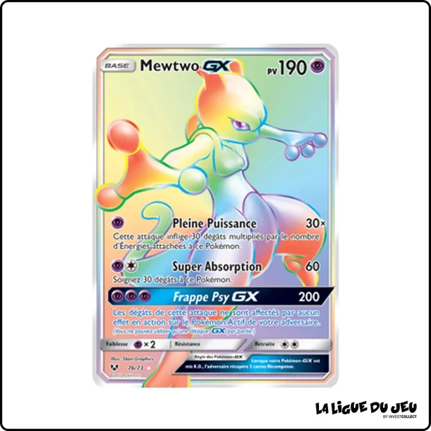 Secrete - Pokemon - Légendes Brillantes - Mewtwo GX 76/73