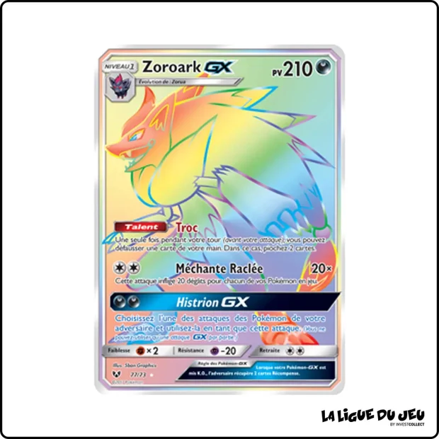 Secrete - Pokemon - Légendes Brillantes - Zoroark GX 77/73