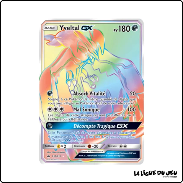 Secrete - Pokemon - Lumière Interdite - Yveltal GX 137/131