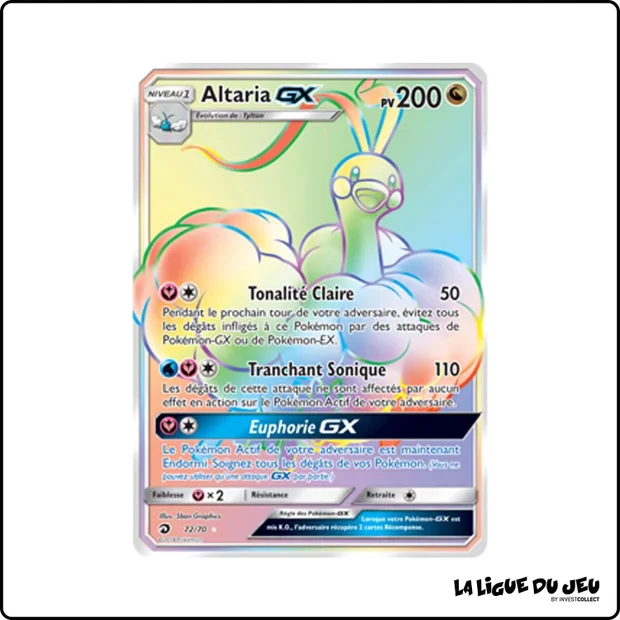 Secrete - Pokemon - Majesté des Dragons - Altaria GX 72/70