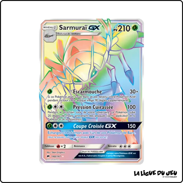 Secrete - Pokemon - Ombres Ardentes - Sarmuraï GX 148/147