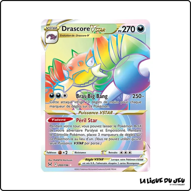 Secrete - Pokemon - Origine Perdue - Drascore VSTAR 200/196