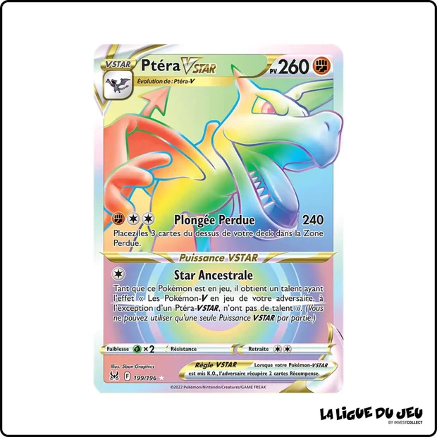 Secrete - Pokemon - Origine Perdue - Ptéra VSTAR 199/196