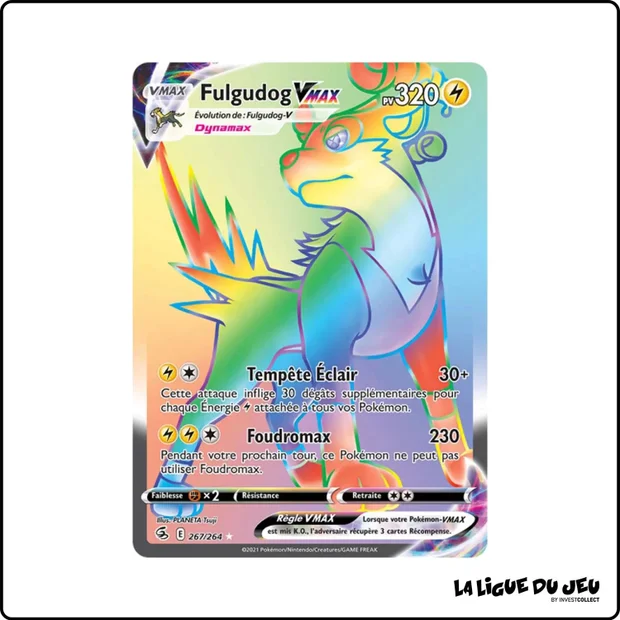 Secrete - Pokemon - Poing de Fusion - Fulgudog VMAX 267/264
