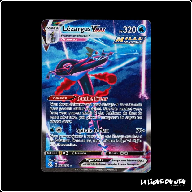 Secrete - Pokemon - Poing de Fusion - Lézargus VMAX 266/264
