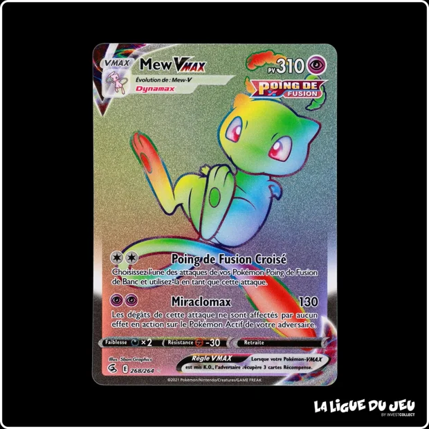 Secrete - Pokemon - Poing de Fusion - Mew VMAX 268/264