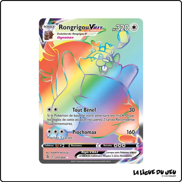 Secrete - Pokemon - Poing de Fusion - Rongrigou VMAX 272/264