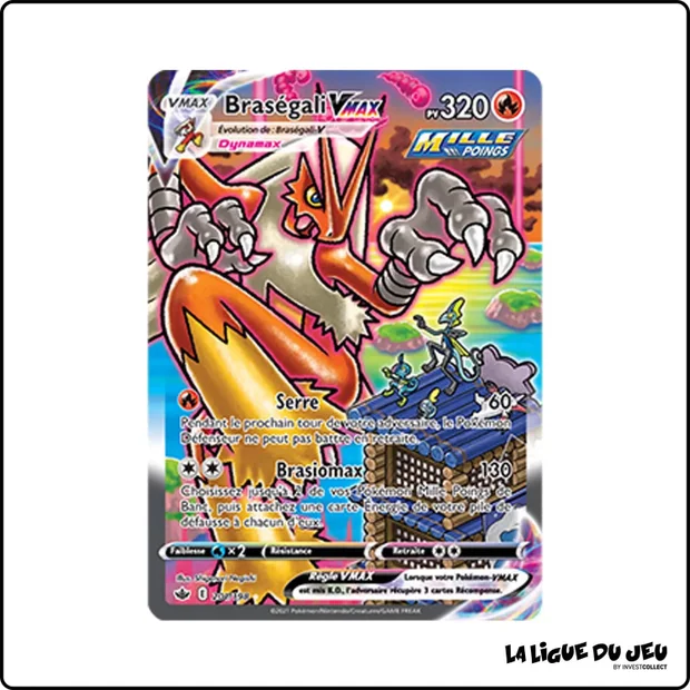 Secrete - Pokemon - Règne de Glace - Braségali VMAX 201/198