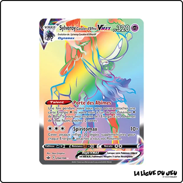 Secrete - Pokemon - Règne de Glace - Sylveroy Cavalier d'Effroi VMAX 204/198