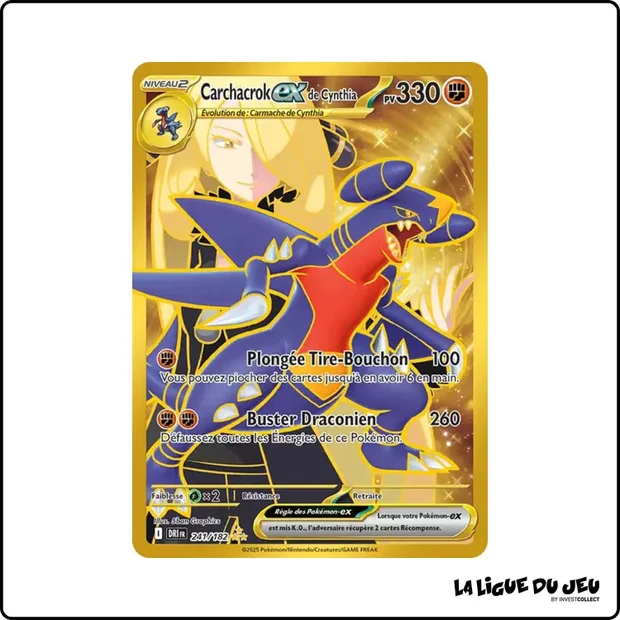 Secrete - Pokemon - Rivalités Destinées - Carchacrok de Cynthia 241/182