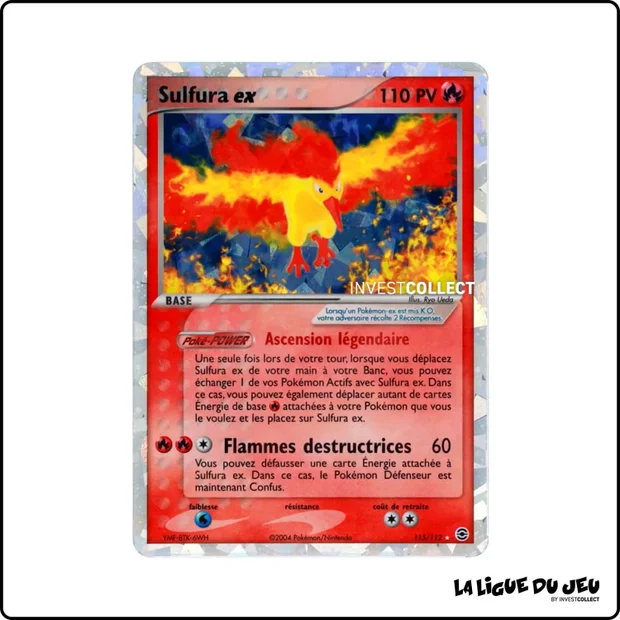 Secrete - Pokemon - Rouge Feu Vert Feuille - Sulfura ex 115/112