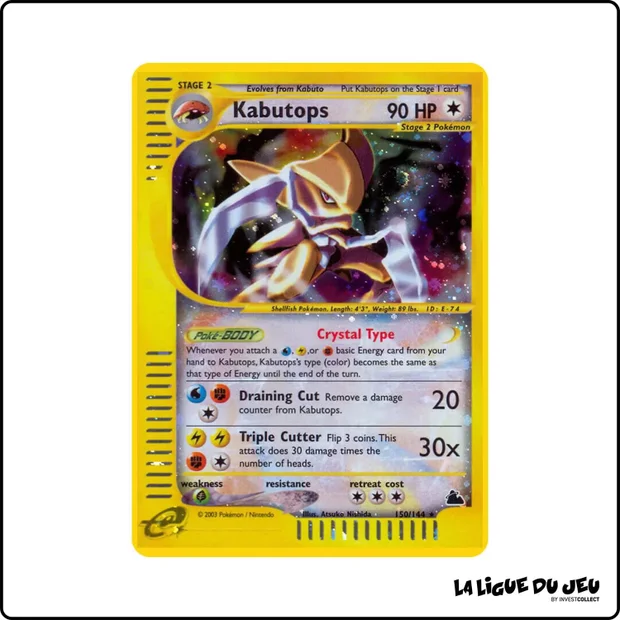 Secrete - Pokemon - Skyridge - Kabutops 150/144