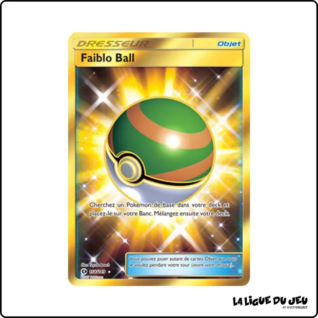 Secrete - Pokemon - Soleil et Lune de Base - Faiblo Ball 158/149