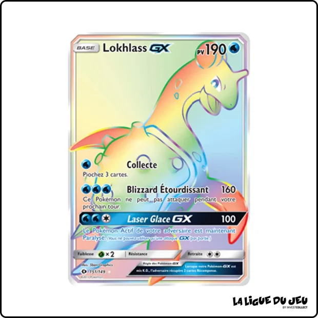 Secrete - Pokemon - Soleil et Lune de Base - Lokhlass GX 151/149