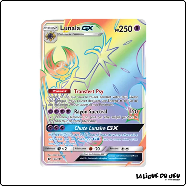 Secrete - Pokemon - Soleil et Lune de Base - Lunala GX 153/149