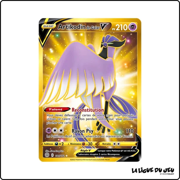 Secrete - Pokemon - Stars Étincelantes - Artikodin de Galar V 181/172