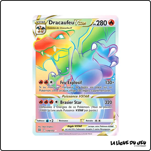 Secrete - Pokemon - Stars Étincelantes - Dracaufeu VSTAR 174/172