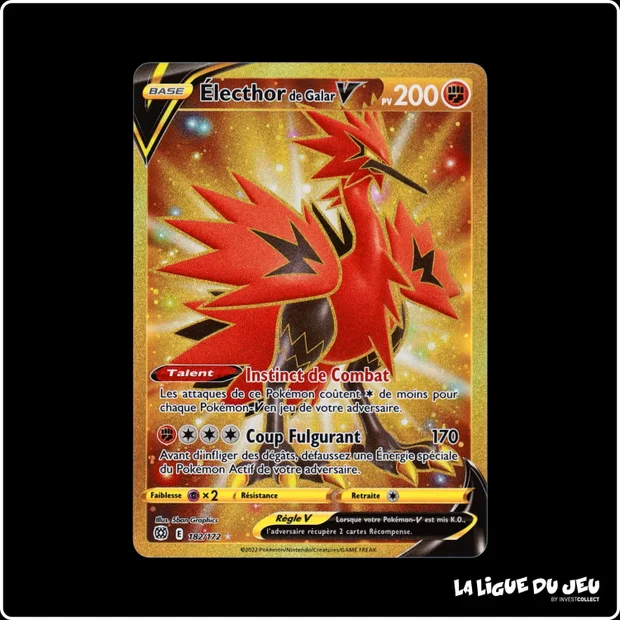 Secrete - Pokemon - Stars Étincelantes - Électhor de Galar V 182/172