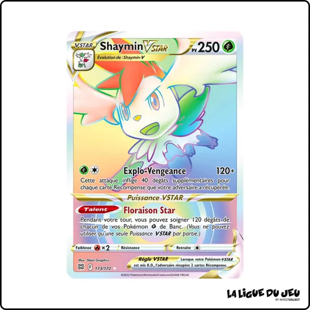 Secrete - Pokemon - Stars Étincelantes - Shaymin VSTAR 173/172