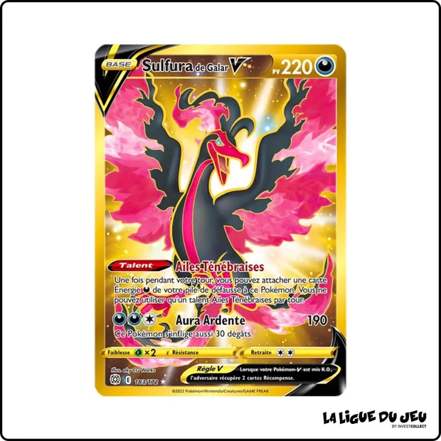 Secrete - Pokemon - Stars Étincelantes - Sulfura de Galar V 183/172