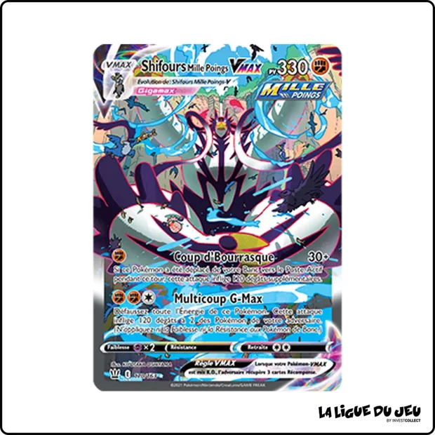 Secrete - Pokemon - Styles de Combat - Shifours Mille Poings VMAX 170/163