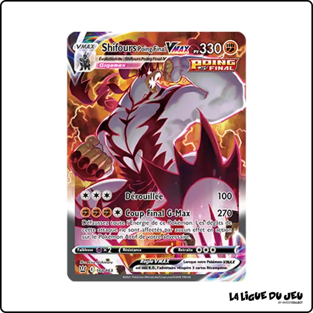 Secrete - Pokemon - Styles de Combat - Shifours Poing Final VMAX 168/163