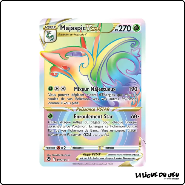 Secrete - Pokemon - Tempête Argentée - Majaspic VSTAR 196/195