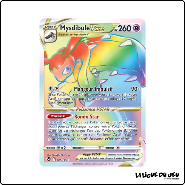 Secrete - Pokemon - Tempête Argentée - Mysdibule VSTAR 200/195