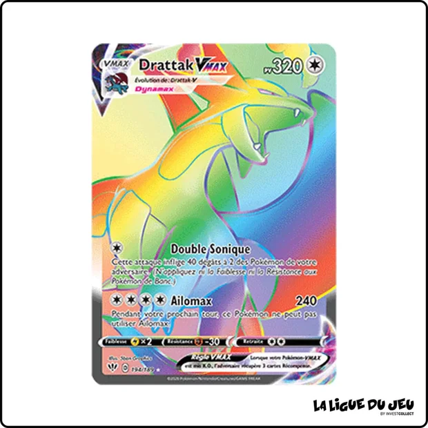 Secrete - Pokemon - Ténèbres Embrasées - Drattak VMAX 194/201