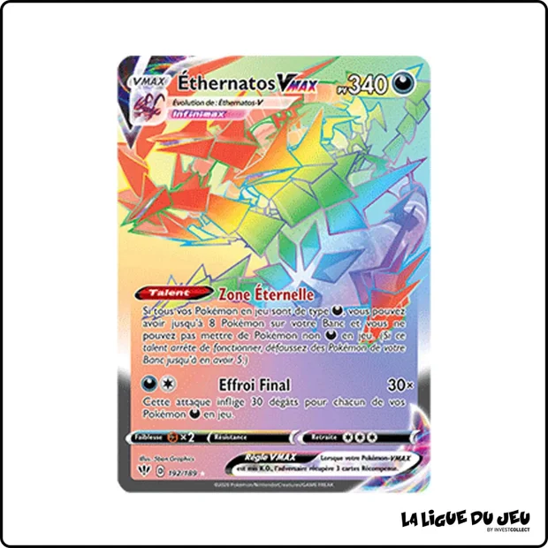 Secrete - Pokemon - Ténèbres Embrasées - Éthernatos VMAX 192/201