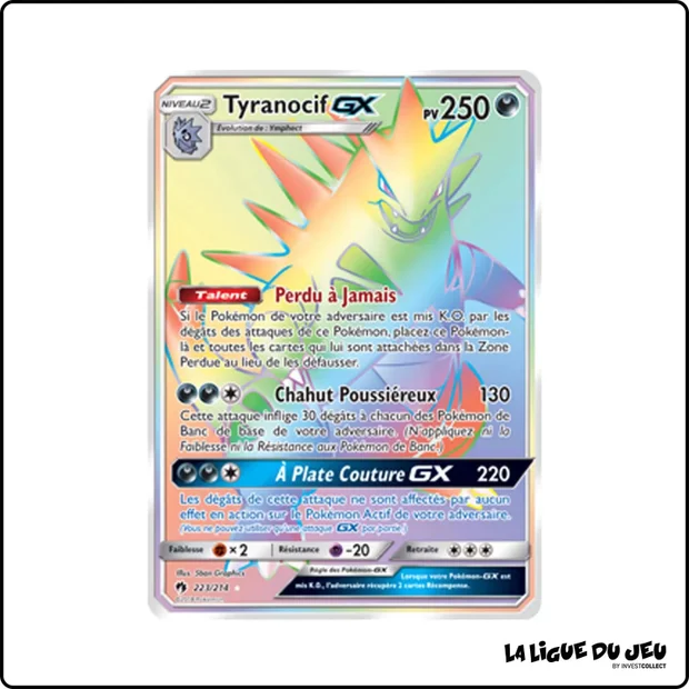 Secrete - Pokemon - Tonnerre Perdu - Tyranocif GX 223/214