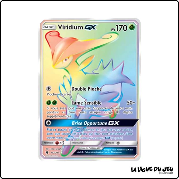 Secrete - Pokemon - Tonnerre Perdu - Viridium GX 217/214