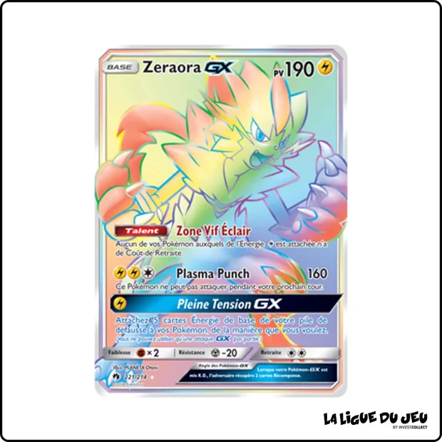 Secrete - Pokemon - Tonnerre Perdu - Zeraora GX 221/214