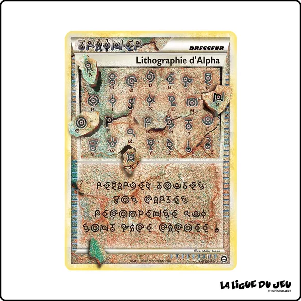 Secrete - Pokemon - Trîomphe - Lithographie d'Alpha QUATRE