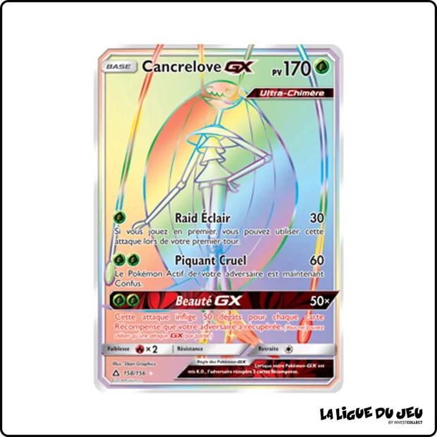 Secrete - Pokemon - Ultra-Prisme - Cancrelove GX 158/156