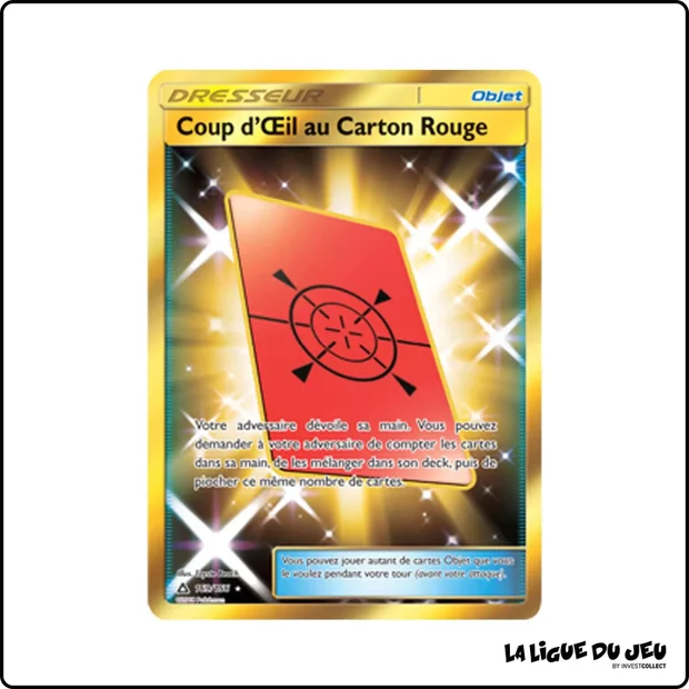 Secrete - Pokemon - Ultra-Prisme - Coup d'Œil au Carton Rouge 169/156