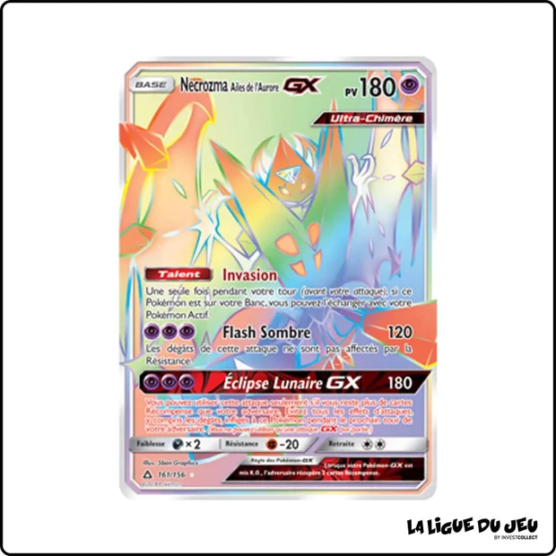 Secrete - Pokemon - Ultra-Prisme - Necrozma Ailes de l'Aurore GX 161/156