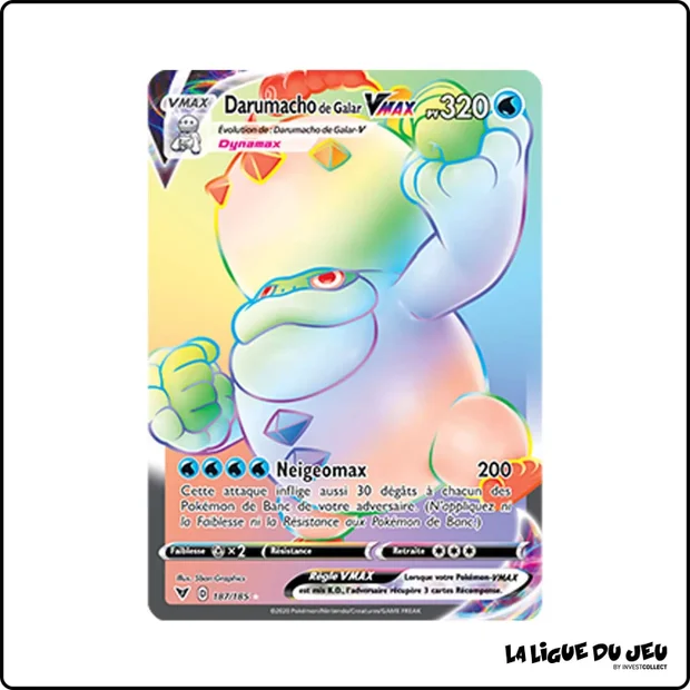 Secrete - Pokemon - Voltage Éclatant - Darumacho de Galar-VMAX 187/185