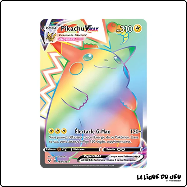 Secrete - Pokemon - Voltage Éclatant - Pikachu-VMAX 188/185