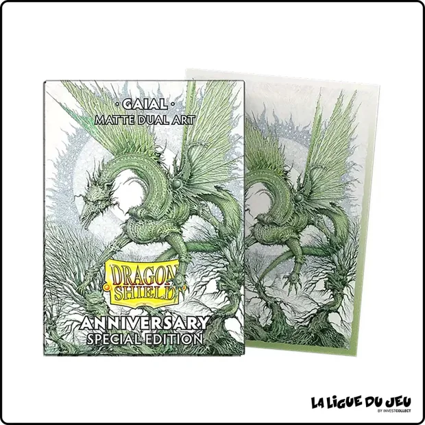 Sleeve - Dragon Shield - Protèges Cartes - Art Dual Matte - Format Standard - Anniversary - Gaial - par 100