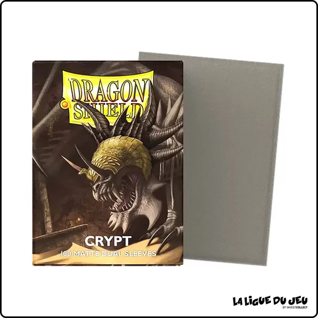 Sleeve - Dragon Shield - Protèges Cartes Dual Matte - Format Standard - Crypt - par 100