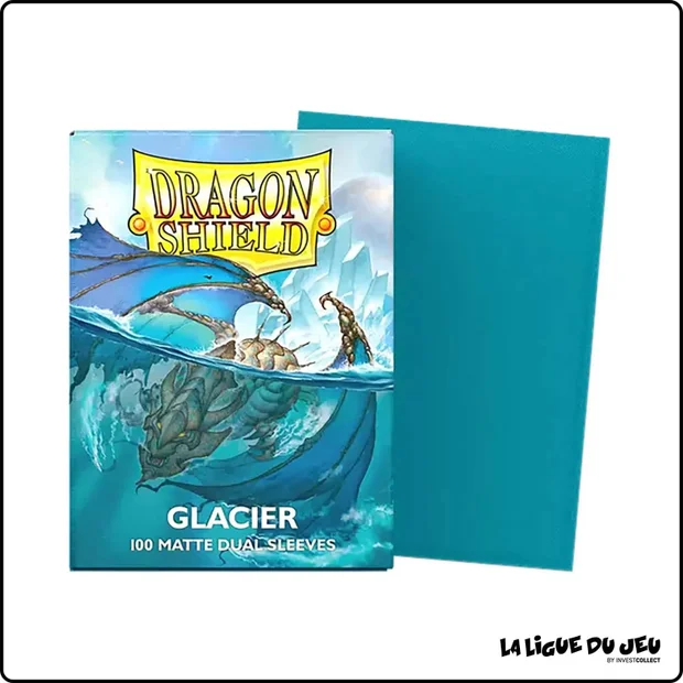 Sleeve - Dragon Shield - Protèges Cartes Dual Matte - Format Standard - Glacier - par 100