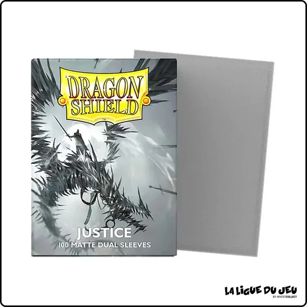 Sleeve - Dragon Shield - Protèges Cartes Dual Matte - Format Standard - Justice - par 100