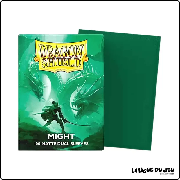 Sleeve - Dragon Shield - Protèges Cartes Dual Matte - Format Standard - Might - par 100